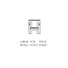 Sillón de diseño en madera contrachapada negra o acabado de abedul Made in Italy - Galatea viadurini