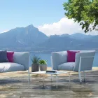 Sillón de diseño moderno y Made in Italy para exterior o interior - Carminio1 viadurini