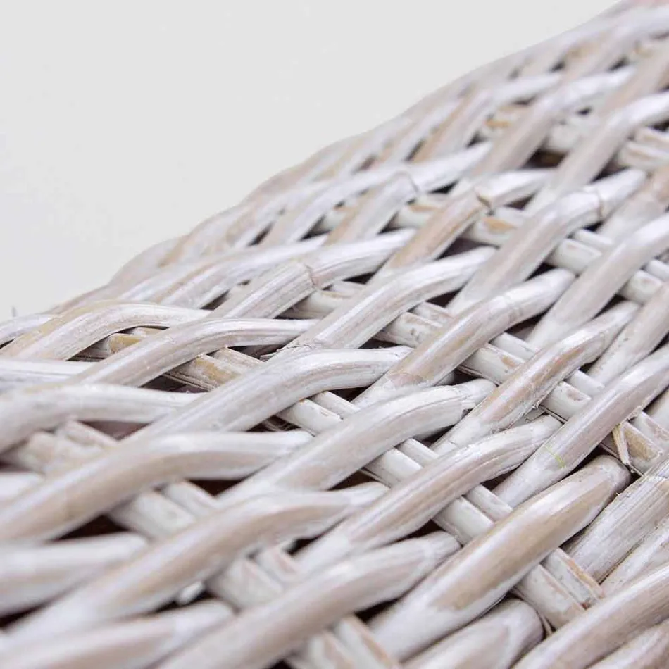 Homemotion - Sillón de diseño de ratán de lujo para interior / exterior - Francioso viadurini