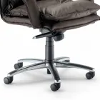 Sillón de polipiel de diseño direccional hecho en Italia Gemma viadurini