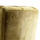 Sillón de diseño en tejido acolchado Grilli Kipling hecho en Italia viadurini