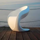Sillón de diseño interno o externo en polietileno blanco - Petra by Myyour viadurini