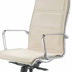 flor de piel de vaca silla de oficina direccionales tipo Agata viadurini