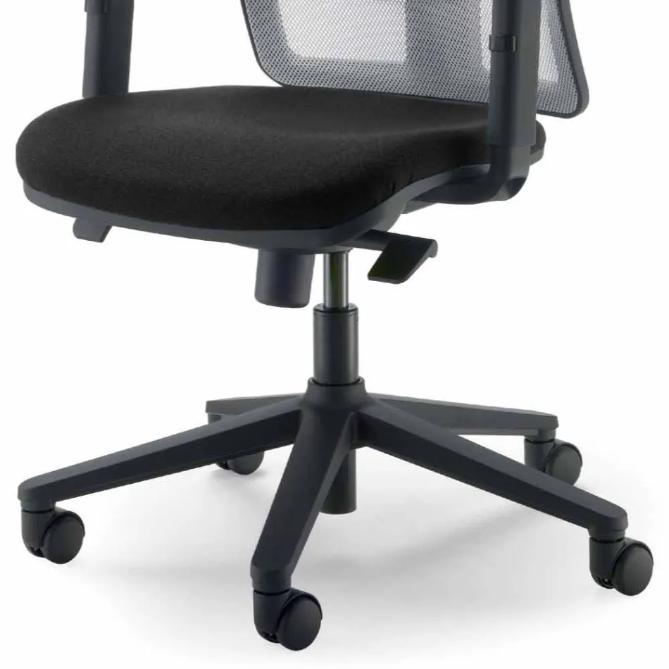 Silla ejecutiva con respaldo alto fabricada en Italia Amelie viadurini