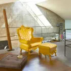 Sillón elegante de color Slide polietileno Queen Of Love hecho en Italia viadurini