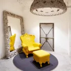 Sillón elegante de color Slide polietileno Queen Of Love hecho en Italia viadurini