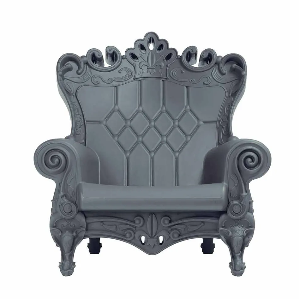 Sillón elegante de color Slide polietileno Queen Of Love hecho en Italia viadurini