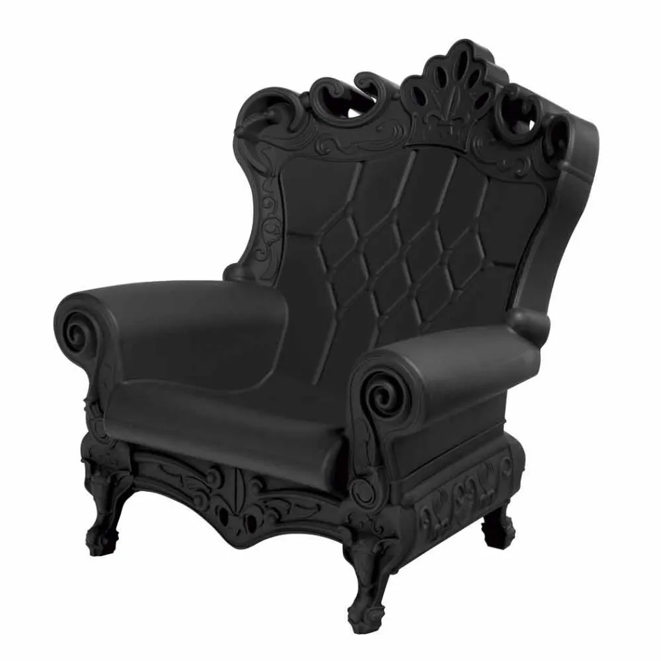 Sillón elegante de color Slide polietileno Queen Of Love hecho en Italia viadurini