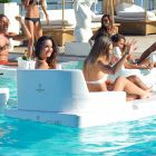 Trona Magnum silla de piscina flotante con asiento doble viadurini