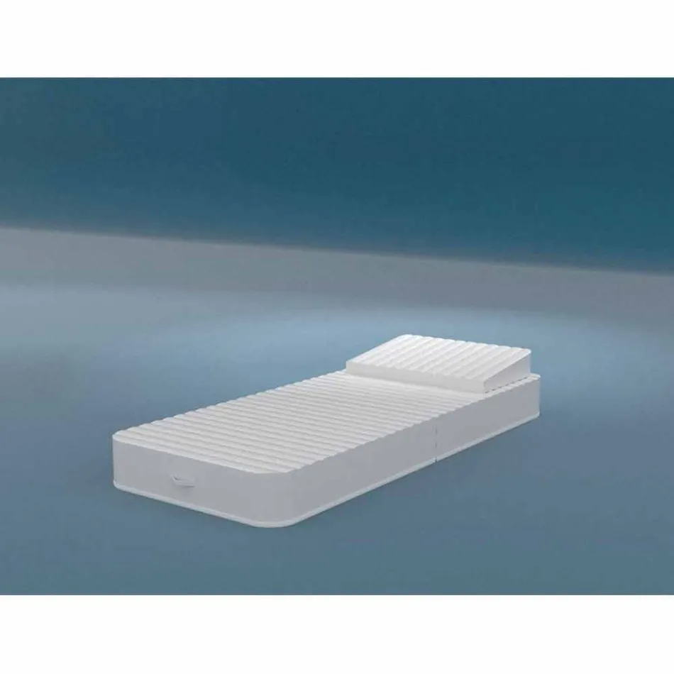 Sillón flotante Trona Luxury de diseño blanco, fabricado en Italia viadurini