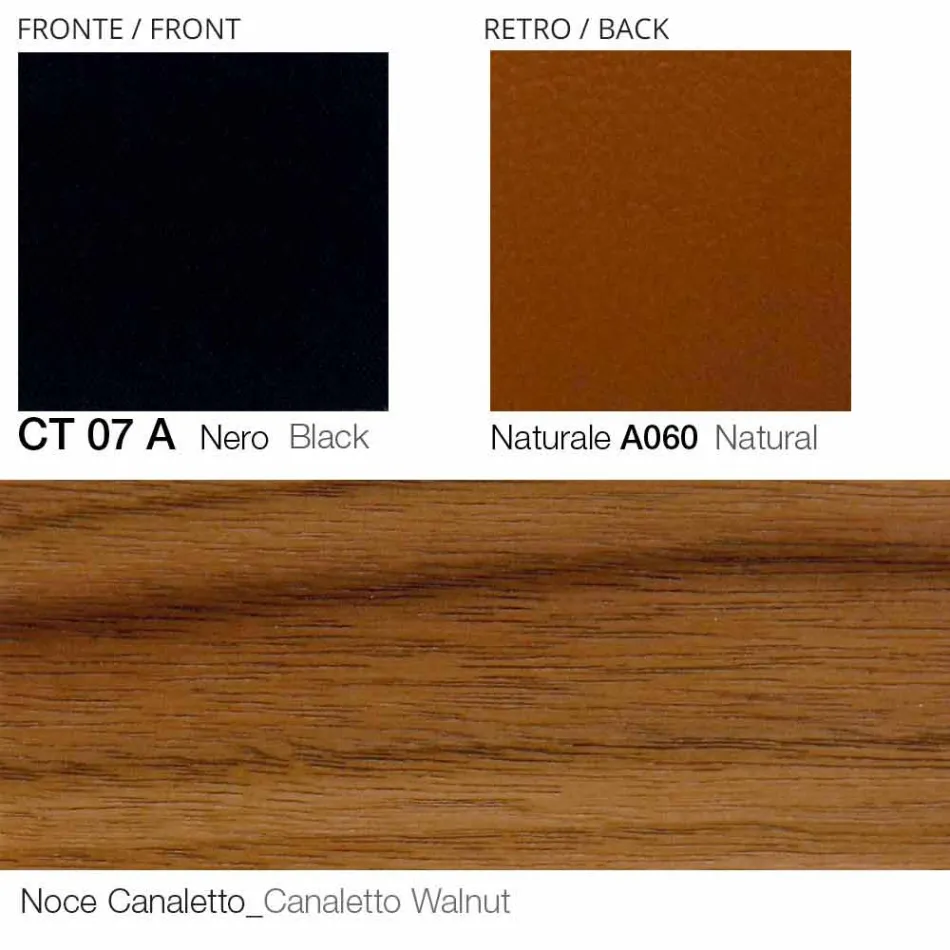 Sillón giratorio de cuero con base de madera Made in Italy - Mariposa viadurini