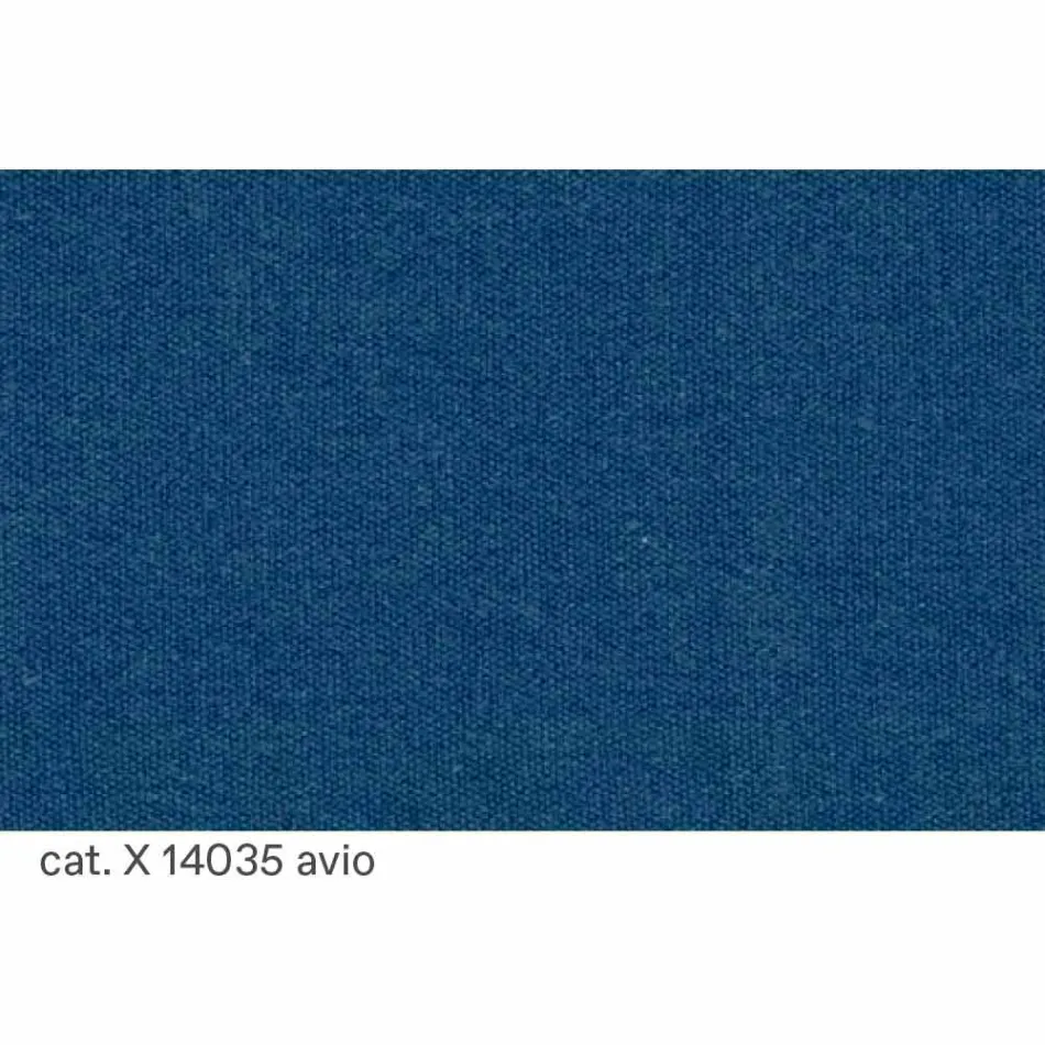 Sillón de fresno teñido de negro con tapizado de algodón Made in Italy - Peleo viadurini