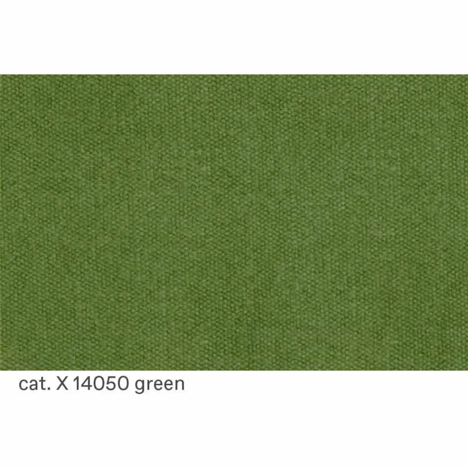 Sillón de fresno teñido de negro con tapizado de algodón Made in Italy - Peleo viadurini