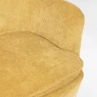 Sillón de Madera de Pino y Asiento Efecto Terciopelo Acabados Coste 4 - Molly viadurini