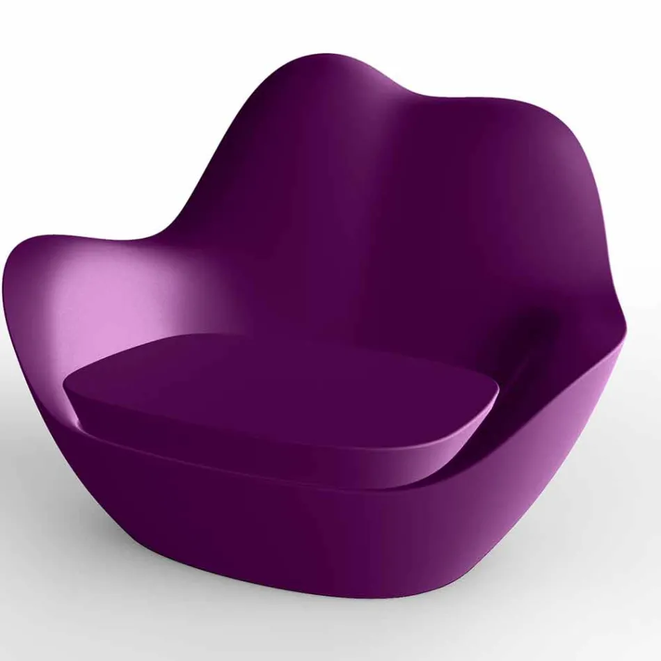 Sillón de polietileno para exterior Sabinas by Vondom, diseño moderno viadurini