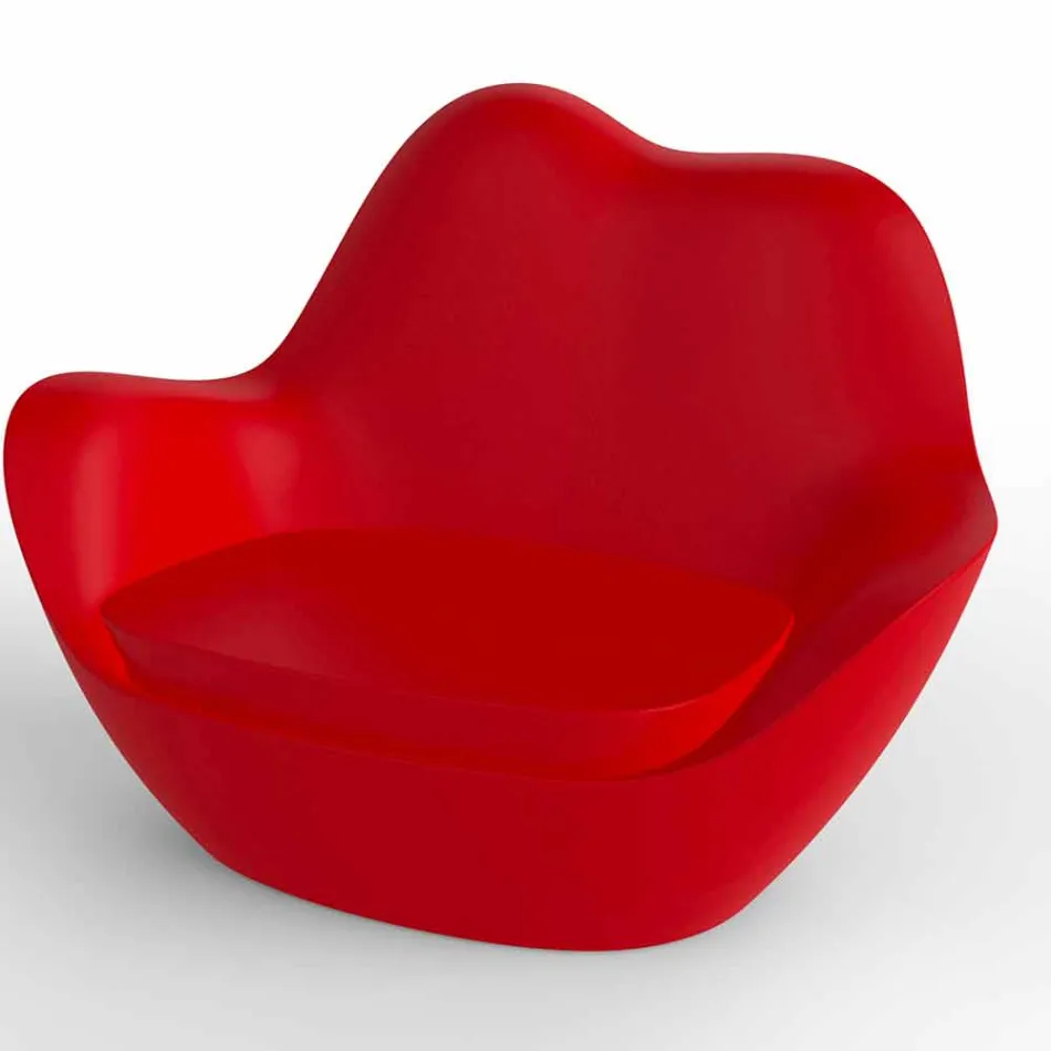 Sillón de polietileno para exterior Sabinas by Vondom, diseño moderno viadurini