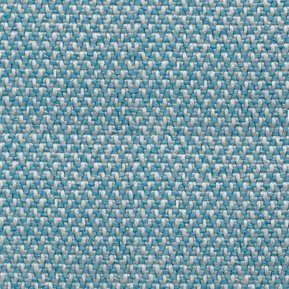 Sillón de tela con base giratoria de metal de lujo Made in Italy - Bergen viadurini