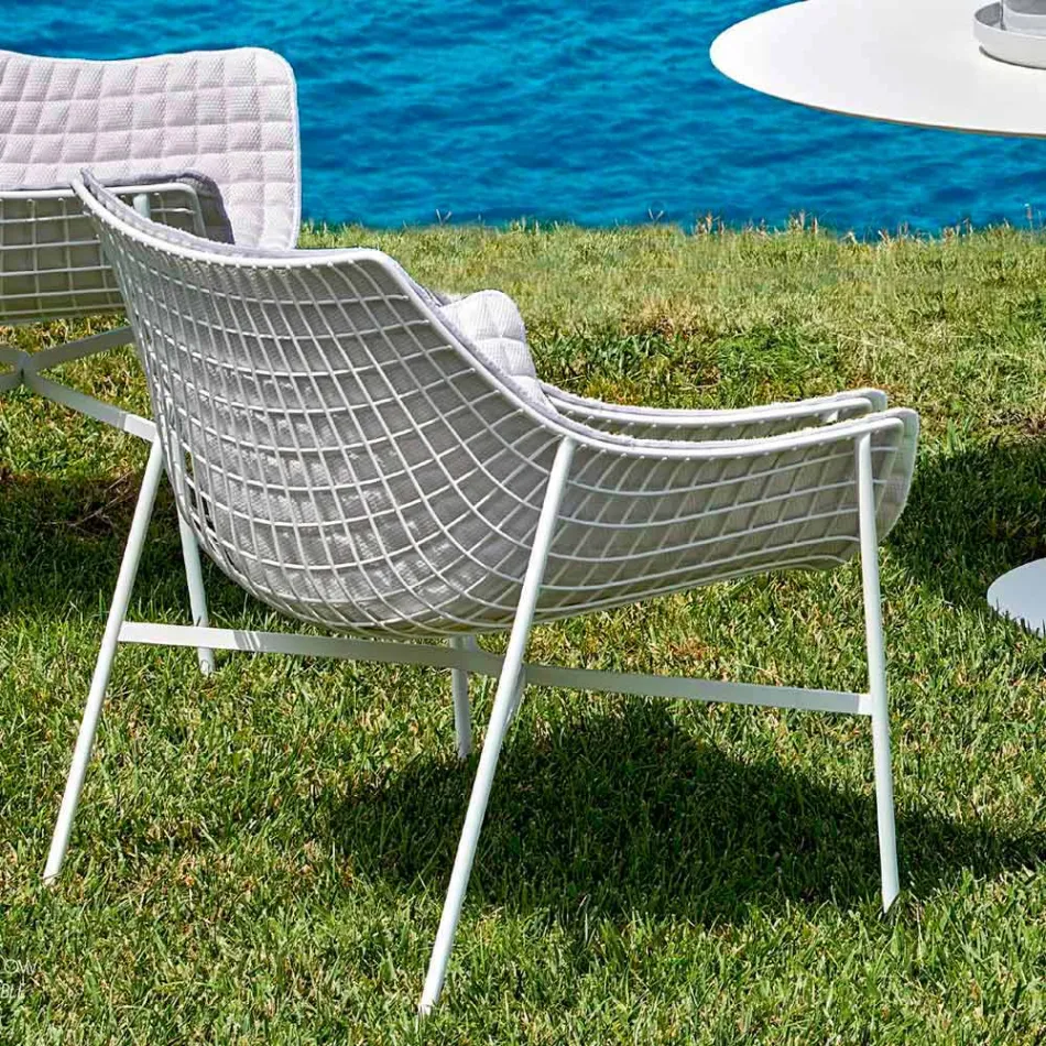 Varaschin Summer Modern Garden Lounge Lounge en Acero viadurini