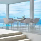 Varaschin Summer Modern Garden Lounge Lounge en Acero viadurini