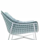 Varaschin Summer Modern Garden Lounge Lounge en Acero viadurini