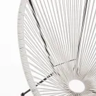 Sillón de diseño moderno para exterior en acero pintado - Spumolizia viadurini