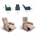 sillón motorizado alzapersona Via Venezia 1 del motor viadurini