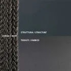 Sillón de exterior en acero galvanizado y cuerda con cojines Made in Italy - Helga viadurini
