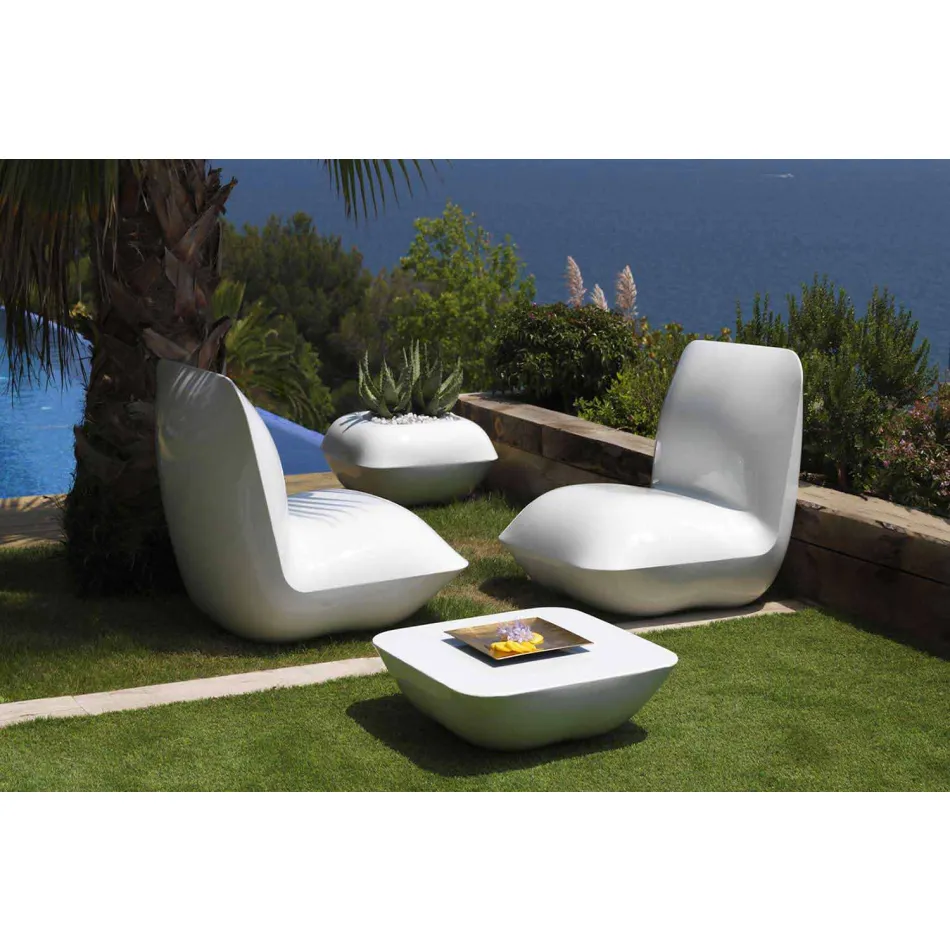 Sillón de jardín de polietileno Pillow by Vondom, diseño moderno viadurini