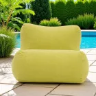 Sillón de jardín de tela color lima para exterior - Maestrale viadurini