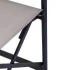 Silla de Director de Aluminio, Textilene y Apoyabrazos de Teka - Tenda viadurini