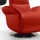 Relax sillón de 2 motores giratorio de piel / tela / cuero de imitación moderna Bluma viadurini