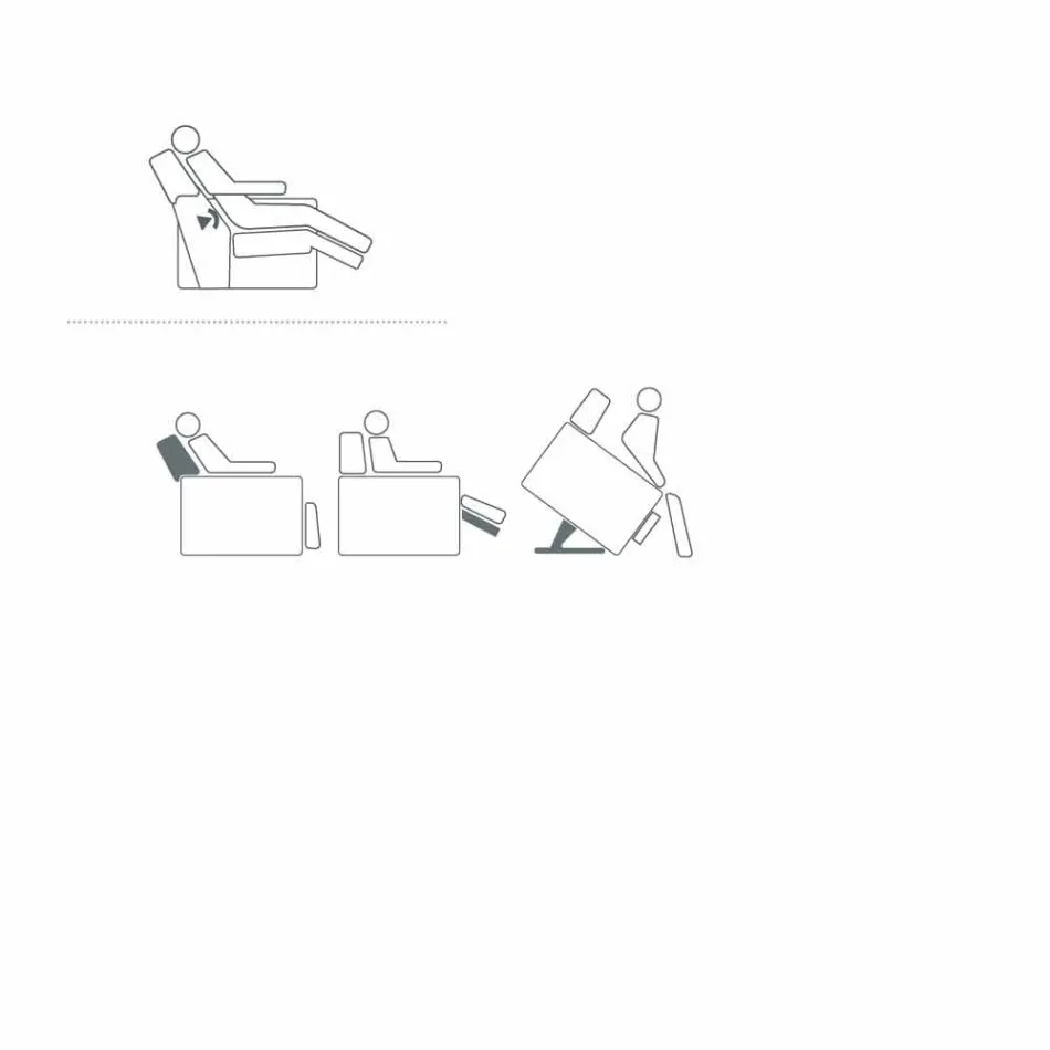 Relaja la silla alzapersona 2 motores de diseño Rosa, hechas en Italia viadurini