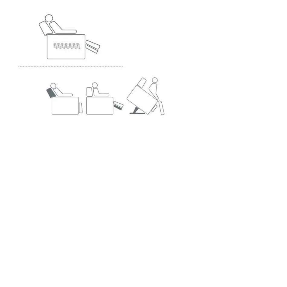 Relaja la silla alzapersona 2 motores de diseño Rosa, hechas en Italia viadurini