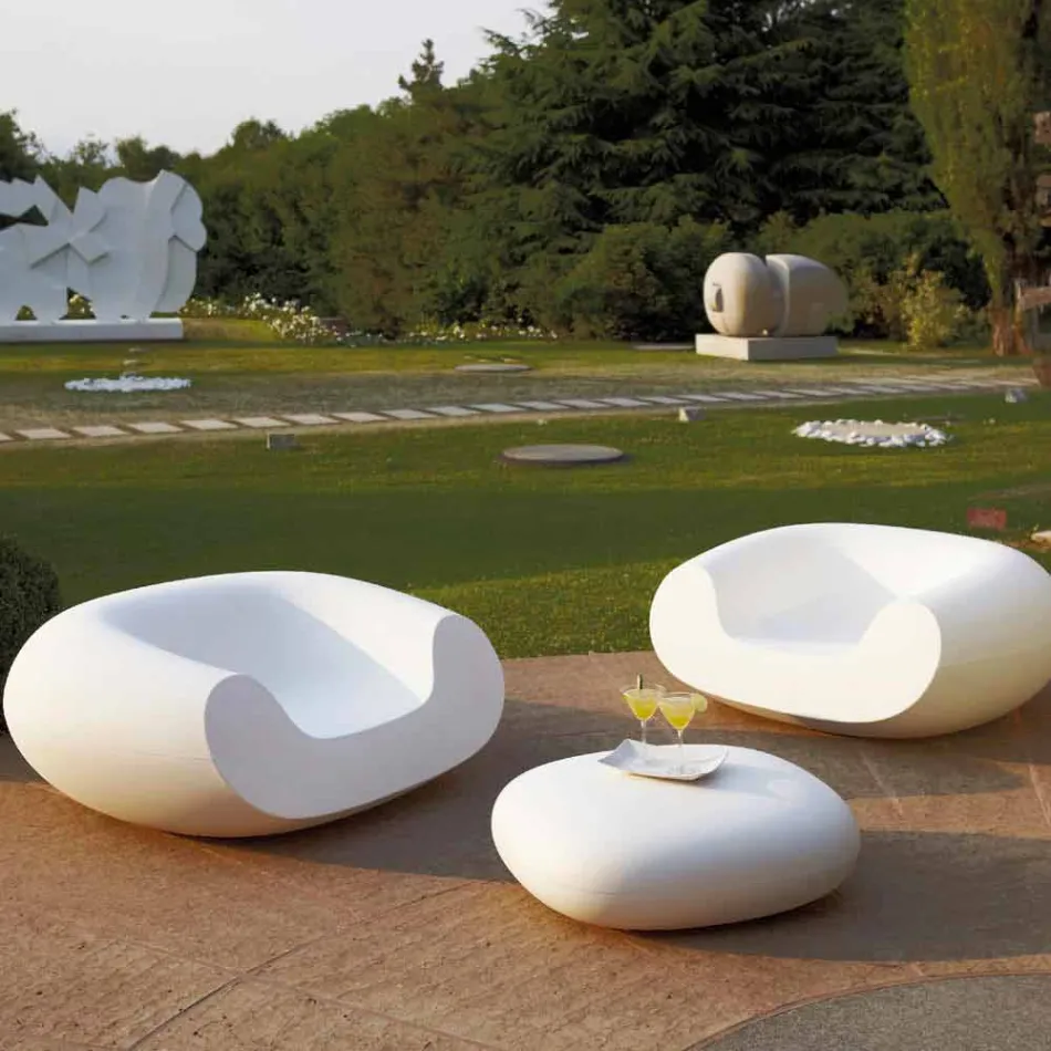 Sillón redondo de color Slide Chubby de diseño moderno hecho en Italia. viadurini