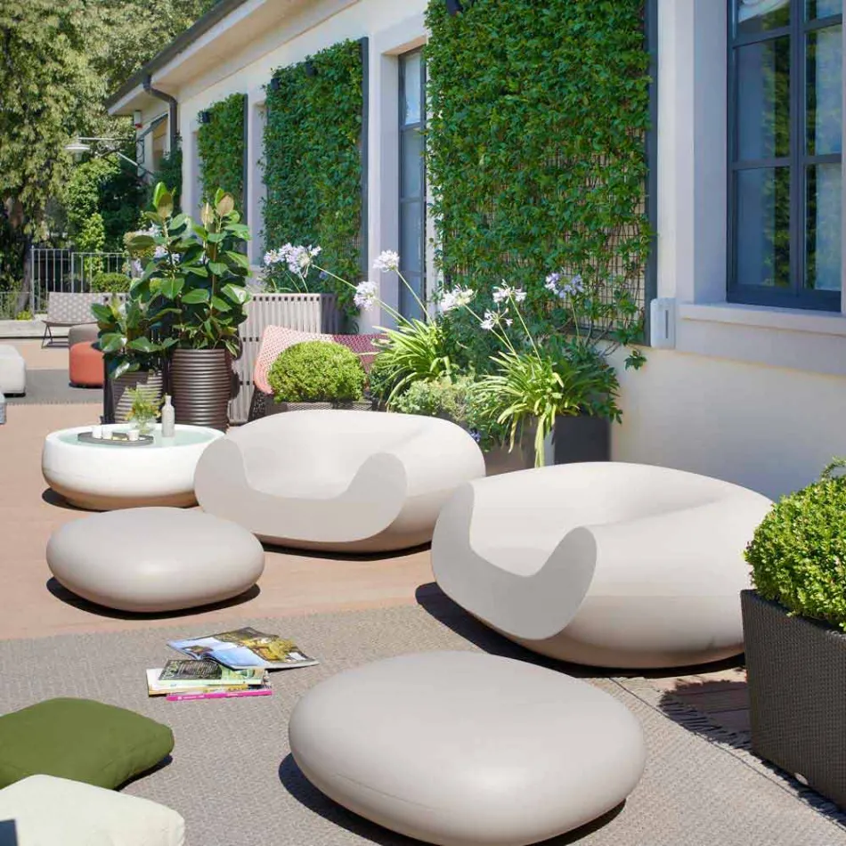 Sillón redondo de color Slide Chubby de diseño moderno hecho en Italia. viadurini