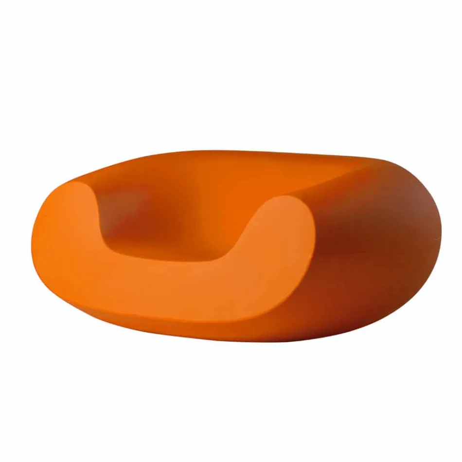 Sillón redondo de color Slide Chubby de diseño moderno hecho en Italia. viadurini