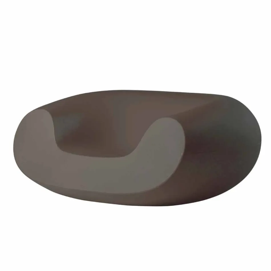 Sillón redondo de color Slide Chubby de diseño moderno hecho en Italia. viadurini