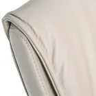 Silla de Oficina Trineo Acero y Ecopiel con Reposabrazos 2 Piezas - Monaldo viadurini