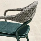Sillón de exterior con cojín de asiento Made in Italy - Noss by Varaschin viadurini