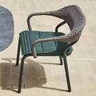 Sillón de exterior con cojín de asiento Made in Italy - Noss by Varaschin viadurini