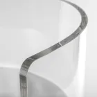 Elegante sillón de plexiglás transparente fabricado en Italia - Rachele viadurini