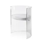 Elegante sillón de plexiglás transparente fabricado en Italia - Rachele viadurini