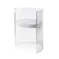 Elegante sillón de plexiglás transparente fabricado en Italia - Rachele