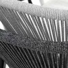 Sillón de jardín apilable de aluminio y tela - Smart By Varaschin viadurini