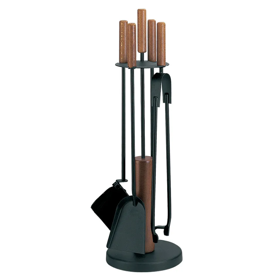 Portaherramientas con 4 accesorios en metal o acero Made in Italy - Papaya viadurini