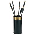 Portaherramientas con 4 accesorios para chimenea incluidos Made in Italy - Serpiente