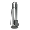 Portaherramientas con 4 herramientas para chimenea Made in Italy - Licaone