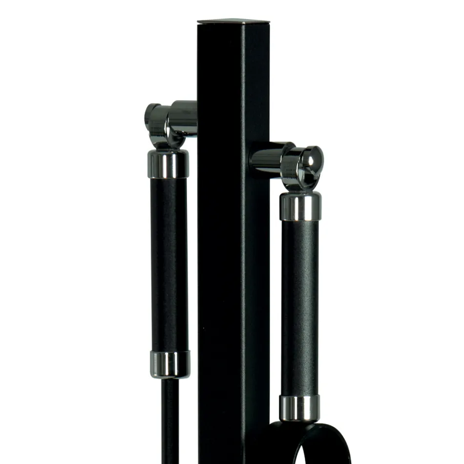 Portaherramientas con gancho y abrazadera en metal o acero Made in Italy - Samovar viadurini