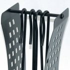 Portaherramientas de líneas modernas en metal y 4 herramientas made in Italy - Maiko viadurini