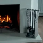 Portaherramientas de líneas modernas en metal y 4 herramientas made in Italy - Maiko viadurini